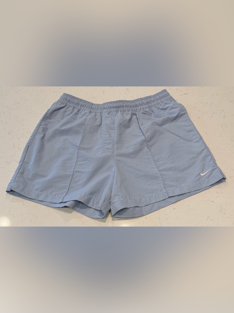 Nike Light Blue Women's Athletic Shorts 4”